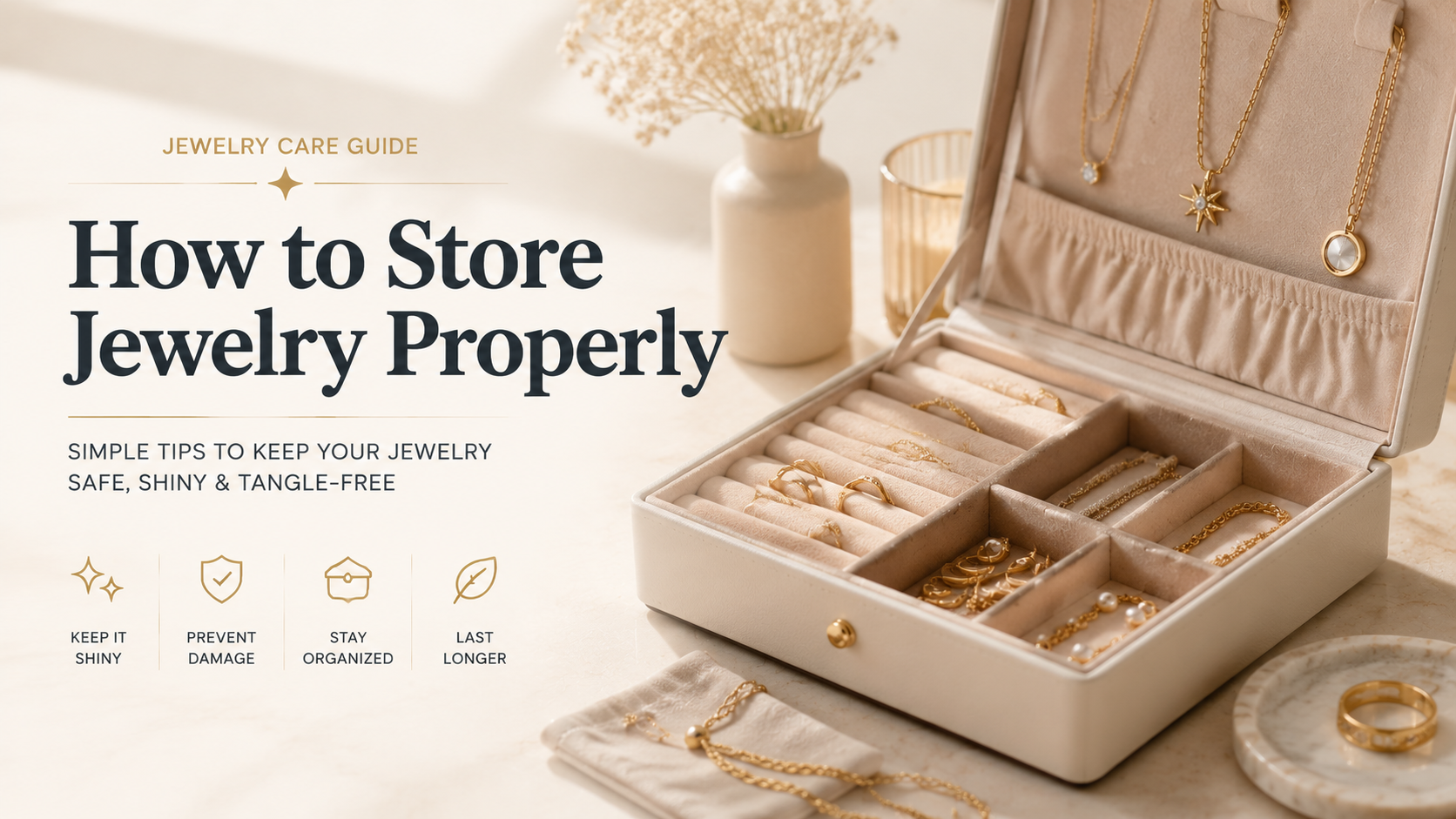 How to Store Jewelry Properly | Jewelry Storage Tips Guide