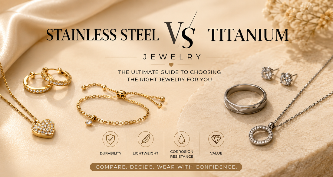 Stainless Steel vs Titanium Jewelry: Which Is Better?