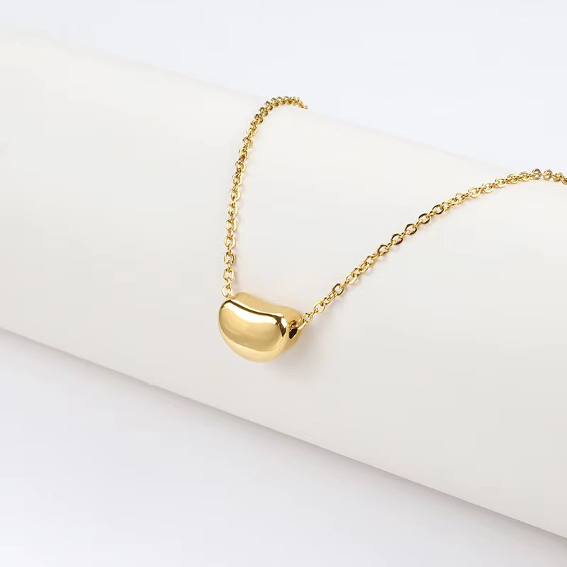 Stainless Steel Fashion Pendant Necklace Minimalist Jewelry