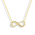 Waterproof Gold PVD Plated Stainless Steel Infinite Necklace