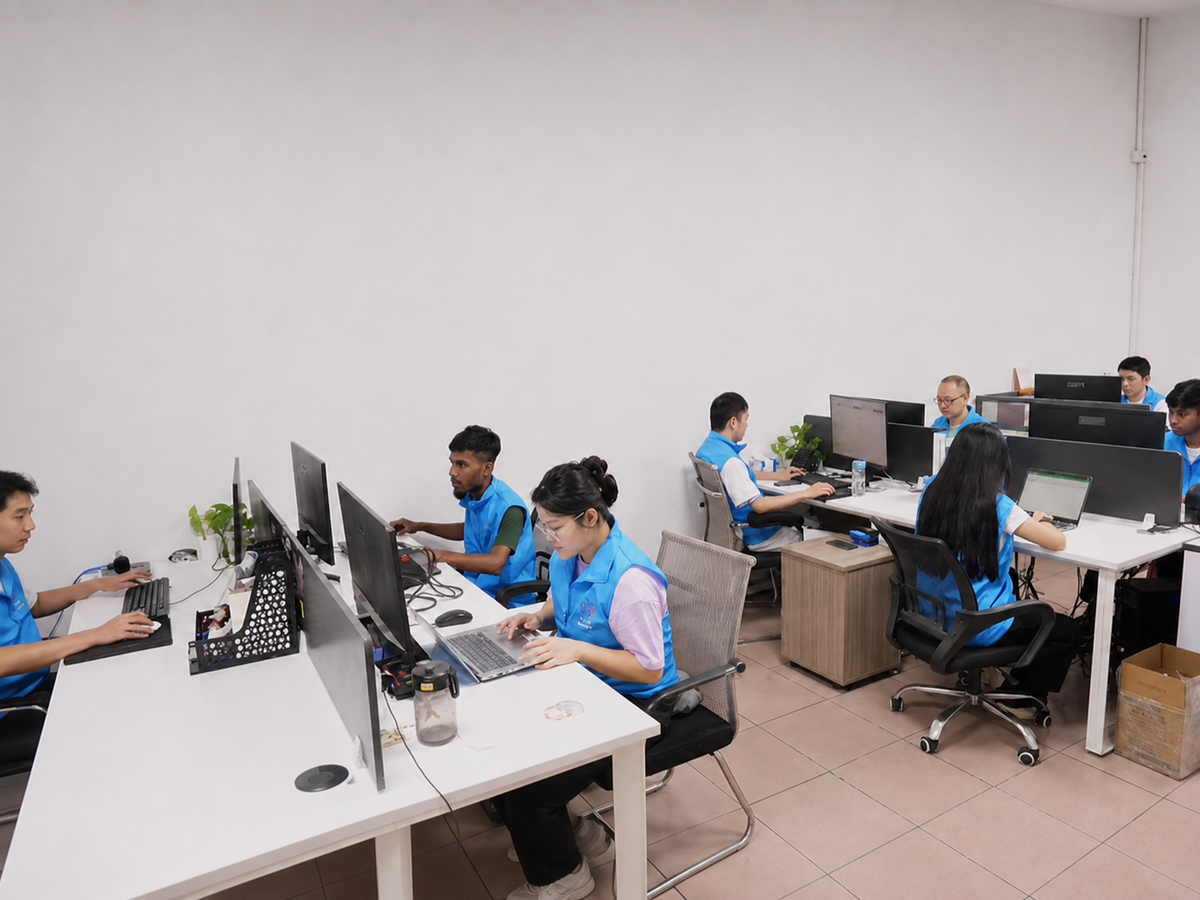 Dorriss Jewelry team office — professional jewelry design and operations team working in a modern workspace